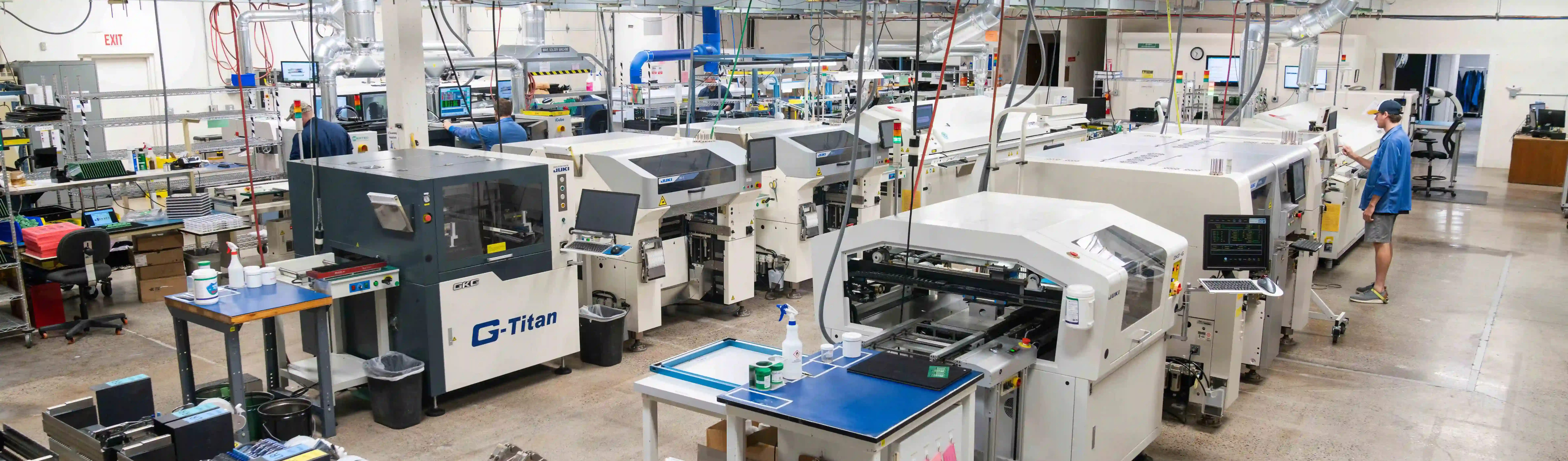 SMT pick-and-place line at RelianceCM